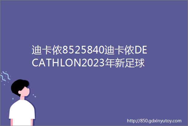 迪卡侬8525840迪卡侬DECATHLON2023年新足球门儿童家